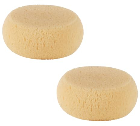Jané Lot de 2 éponges hydrophiles douces, spécial nouveau-né, hygiène du bébé