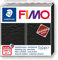 STAEDTLER 8010-909 Fimo Leather-Effect ofenhärtende Modelliermasse (für kreative Objekte im Leder-Look, lederähnliche Optik und Haptik) Farbe schwarz