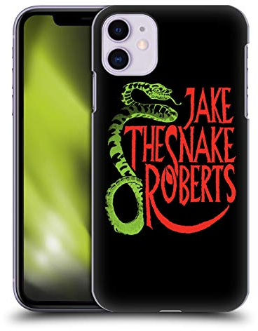 Head Case Designs Offizielle WWE Snake Pro Jake The Snake Roberts Harte Rueckseiten Handyhülle Hülle Huelle kompatibel mit Apple iPhone 11