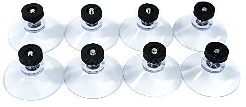 WATTSTUNDE extra starke SunFolder Saugnäpfe 8 Stück mit Rädelmutter (SunFolder Saugnäpfe)