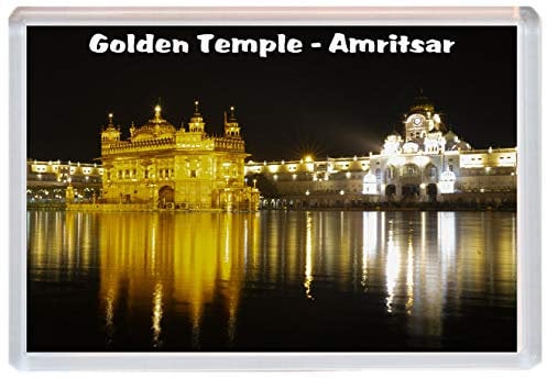 Golden Temple - Amritsar - India - Fridge Magnet 96 x 67 mm JUMBO SIZE BBSM1660