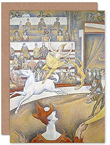 Artery8 Georges Seurat Gemälde Der Zirkus Karte zum Hochzeitstag