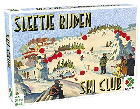 Selecta gesellschaftsspiel Spiele der Vergangenheit: Schlitten/Reiten/Ski Club