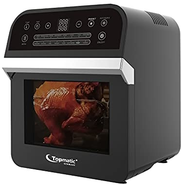 Topmatic Heißluft-Fritteuse 12L DAF-1600.12LB Schwarz