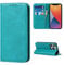 Copmob iPhone 13 Pro Case,Flip Leather Wallet Case,[3 Card Slots][Stand Holder][Magnetic closure],Leather Phone Cover Case for iPhone 13 Pro - Sky Blue