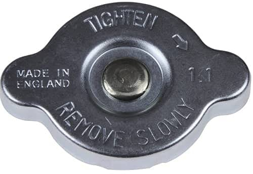 AUTOZOCO Tapa de Radiador 1.1, Tapón Radiador, Tapa del Radiador Refrigerante 1.1, Tapa Sobrepresión Radiador, Tapón Radiador Coche, Alta Compatibilidad, Aluminio, Caucho, Plateado