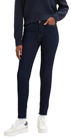 TOM TAILOR Denim Damen 1033615 Jona Extra Skinny Jeans, 10114 - Clean Dark Stone Blue Denim, 28 EU