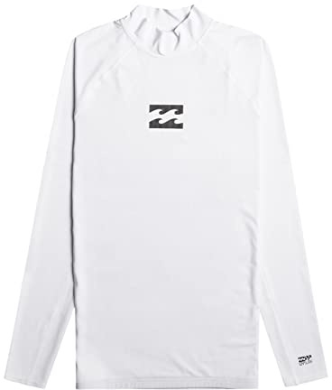 BILLABONG Mens Waves All Day Ls Rash Guard Set, White, L EU