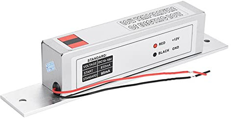 Serratura Elettrica a Catenaccio per Controllo Accessi Modalità NC a Bassa Temperatura per Porte di Fabbriche Magazzini e Uffici