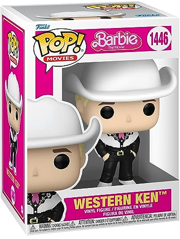 Funko POP! Movies: Barbie - Cowboy Ken 1 - Figuras Miniaturas Coleccionables Para Exhibición - Idea De Regalo - Mercancía Oficial - Juguetes Para Niños Y Adultos - Fans De Movies