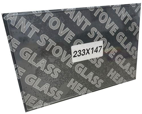 Chimsoc Cristal de repuesto para estufa, Aga Severn/Rayburn n.º 7 (233 mm x 147 mm, rectangular)