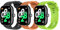 MoKo 3 Pezzi Cinturino Compatibile con Redmi Watch 5/Redmi Watch 4/Xiaomi Smart Band 9 Pro/8 Pro, Cinturino Sportivo di Ricambio in TPU Morbido per Donna Uomo, Nero+Arancione+Lime