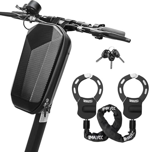 IMAYCC E Scooter Schloss, Handschellenschloss, Fahrrad zubehör, Schloss für e scooter,Inklusive einer tragbaren Aufhängetasche