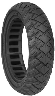 Prodrocam 60/65-6,9 Vollgummireifen für Ninebot Max G2 G2D G2E G65 F3 F3 Pro Roller 10 Zoll Hinterräder Ersatz Zubehör (Schwarz-1)