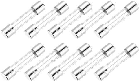 QUARKZMAN Fusible en Verre 7A 250V 5x20mm Fusible Temporisé UL Répertorié Fusible à Retardement pour Appareils Électroménagers (Lot de 10)