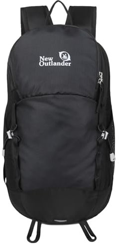 Kavolet 25L Wanderrucksack, Rucksack Klein Travel Daypack Wandern Rucksack wasserdicht leicht Tagesrucksack für Herren Damen, verstaubarer Sportrucksack für Reisen und Camping