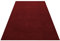 Stilvoll Günstig by ELMM Teppich Wohnzimmer Schlafzimmer Rot 80 x 150 Unicolor - Einfarbig Kurzflor