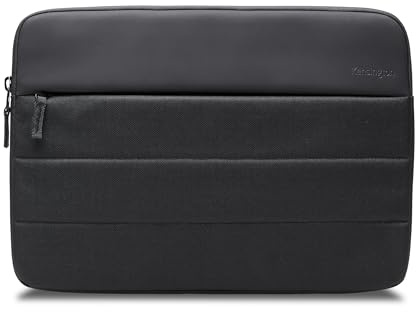 Kensington EQ 16 Laptophülle, mit gepolstertem Innenfach, Case für Laptops oder Tablets, gefertigt aus 60 % recyceltem Polyester, für Laptops/Tablets bis zu 16 Zoll (K60395WW)