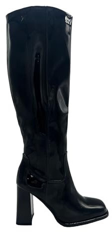 Laura Biagiotti Stivale, 8855 PATENT BLACK (Nero, Sistema Taglie Calzature EU, Adulto, Numero, Media, 37)