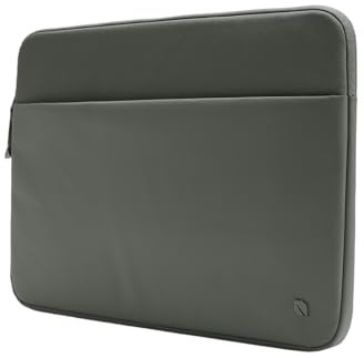 Incase A.R.C. Sleeve für 40,6 cm (16 Zoll) Laptop/MacBook – leichtes Kunstfellfutter, recyceltes Polyester, versteckte AirTag-Aufbewahrung, Wasserabweisende Abdeckung, Externe Einschubtasche für