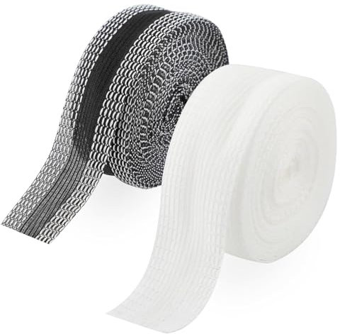 2 Pcs Hem Tape Hem Tape Iron on for Trousers, Hemming Tape for Trousers Hemming Tape Wonder Web, Iron on Hemming Tape Perfect for Ironing, Bonding, Patching Clothing, Fabric Fusing - School Badges