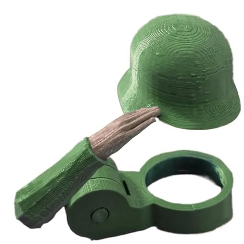 Euyehn Soldat Salute Bierflaschenhelm, wiederverwendbar, dekorativ, staubdicht, schützende Kappe, Neuheit, dekorative Bierflaschenverschlüsse für Handwerk, Grillparty, Bar, Veteranen, aktive