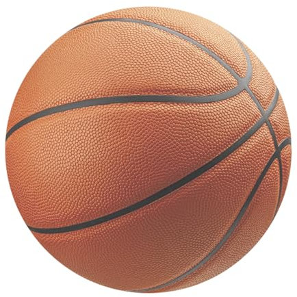 dekora – Kuchendekoration für Geburtstage – Essbarer Waffelaufleger Basketball 20 cm – Glutenfrei, Laktosefrei, Ohne Zuckerzusatz – Für Vegetarier geeignet