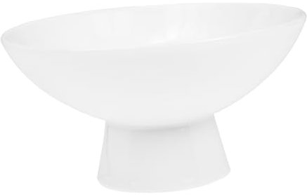 VICASKY Kelch serving bowl obstplatte dessert schalen keramikplatte Erfrischungstablett im Restaurant Porzellan Aufschlag Trifle-Schalen Joghurtbecher aus Keramik Küche Puddingbecher Weiß