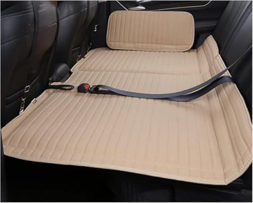 Tragbares Autobett Matratze Auto Camping Matratze Rücksitz Auto Reise Camping Matratze Zum Schlafen, White, B