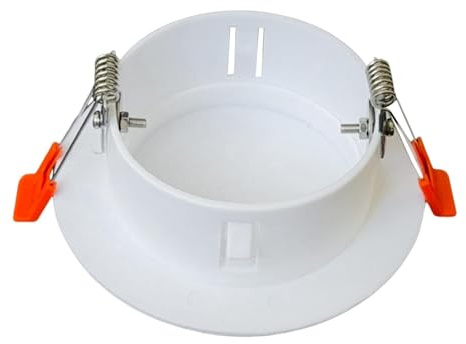 Deckenloch Abdeckplatte, Deckenabdeckungen mit Stabilem Federclip System, Wandloch Abdeckung Downlight Lochkappe Ästhetische Abdeckung Aus Flexiblem PP Material für Wohnr, Passend für 106 bis