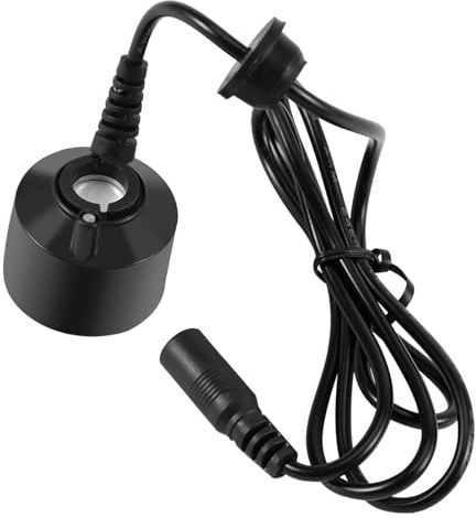 Phefop Mini Black Mist Maker, Ultraschallzerstäuber für Teiche und Aquarien, Erzeugt Atemberaubenden Nebel, Ideal für Springbrunnen und Aquarien