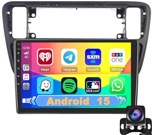 9-Zoll Autoradio Für Seat E-MII KE KF E-Citigo V-W UP Seat Ibiza IV 4 2011-2025 Kabelloses CarPlay Android Auto Bluetooth GPS-Navigation FM WiFi Rückfahrkamera Mikrofon(Color:WiFi 1G+32G)