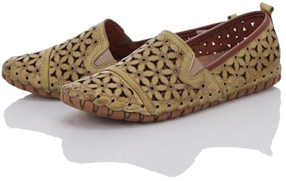 Gemini Damen Slipper grün