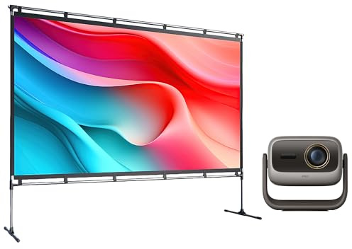 JMGO N3 Ultimate Videoprojecteur 4K Triple Laser + Écran de projecteur 100 Pouces