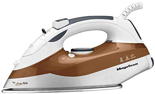 MAGEFESA 02PV6222000 02PV6222000-Plancha a Vapor Modelo Freeride 2500 MGF6222, Aluminio, Acero Inoxidable, Multicolor