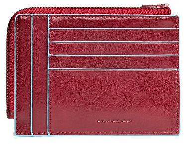 Piquadro Blue Square Münzbörse, 0.43 liters, Rot (Rosso)