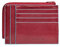 Piquadro Blue Square Portamonete con 8 Alloggiamenti per Carte di Credito, 12 cm, 0.43 litri, Rosso