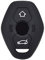 XUKEY Housse de clé en Silicone pour BMW X3 X5 Z3 Z4 M3 M5 3 5 7 Series E38 E39 E46 E83 1999–2009 sans clé à Distance Key Coque Skin Support pour écran