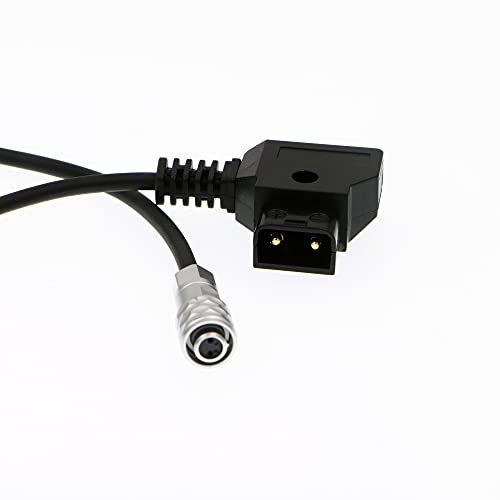 Uonecn Stromkabel für Blackmagic Pocket Cinema Kamera 4K und Gold Mount V Mount Akku Spiralkabel BMPCC 4K Weipu 2-polige Buchse auf P Tap