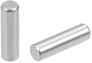 sourcing map 50 tasselli da 4 mm x 14 mm, in acciaio inox 304, per mensole, colore argento