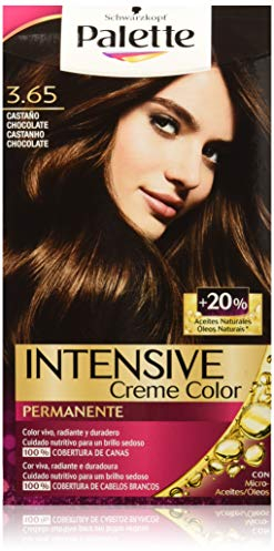 Palette Intense - Tono 3.65 Castaño Medio Chocolate - 2 uds - Coloración Permanente - Schwarzkopf