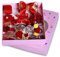 Seatecks 18 Stücke Mädchen Haarschmuck Haarspangen Set Geschenkbox Haarclip Haarspange Nette Partei Bowknot Blume Multi Stil Haarnadel Band Rot für Kleine Mädchen Baby Kleinkind