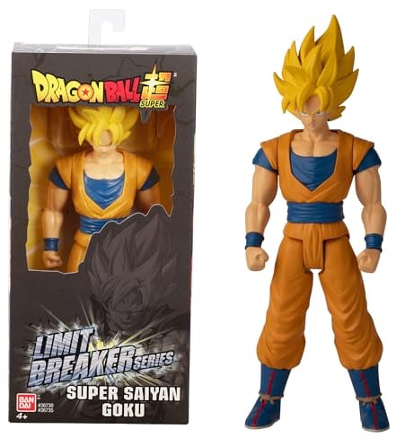 Dragon Ball Super Bandai Action figure gigante Limit Breaker da 30 cm, Super Saiyan Goku, 36735