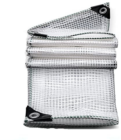 YUOPL Bache Transparente 2x3m, bâche en Plastique Poly épaisse imperméable, bâche Transparente avec œillets, Bords renforcés, idéale pour Le Jardin, Terrasse, Serre, Chenil, Voiture