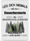 PR Print Royal Berufe Blech-Schild - Leg Dich Niemals mit Einer Steuerberaterin an - Lustiges Geschenk Büro, Job, Arbeit, Kollegin, Freunde, Metall-Poster - Querformat A4