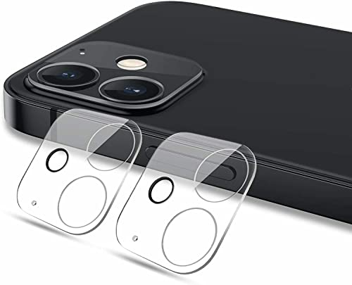 iPhone 12 / Mini/Pro/Max Kamera Schutz Folie Panzerfolie Hart-Glas Linse Cover - 2 Stück (Für Apple iPhone 12 Mini)