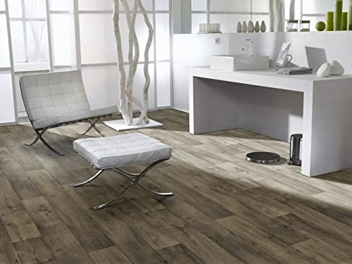 PVC Bodenbelag Vinylboden in ausdrucksvoller Holz Art, Zuschnitt (2m breit, 3,5m lang)