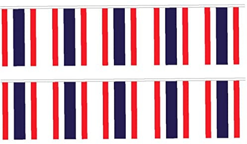 Banderas De Tailandia Tailandés Small Mini Bandera Bandera Panernante Decoraciones 20 Unids 5meter Thai World County National Colgando Banner Custom Impress Banderas