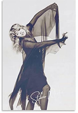 TSALF Foto Auf Leinwand Kein Rahmen Stevie Nick's Poster Leinwand Wandkunst Bilder für Schlafzimmer Wandkunst Geschenke Dekor 60x90cm