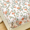 Odot Spannbettlaken für Boxspringbetten, Pflanze Muster Spannbetttücher Mikrofaser bis 25cm, Superweiches Spannbetttuch Bettlaken für Kinder Einzelbett Doppelbett (180x200x25cm,Floral)